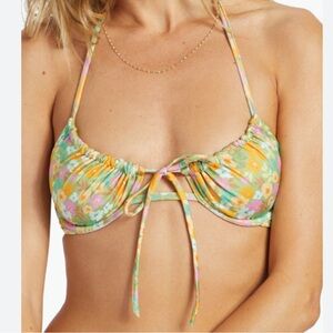 Billabong bikini top on the bright side Kayden underwire top NWT